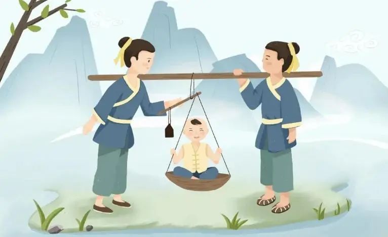 四月轻舟泛涟漪，携君共赴江南雨